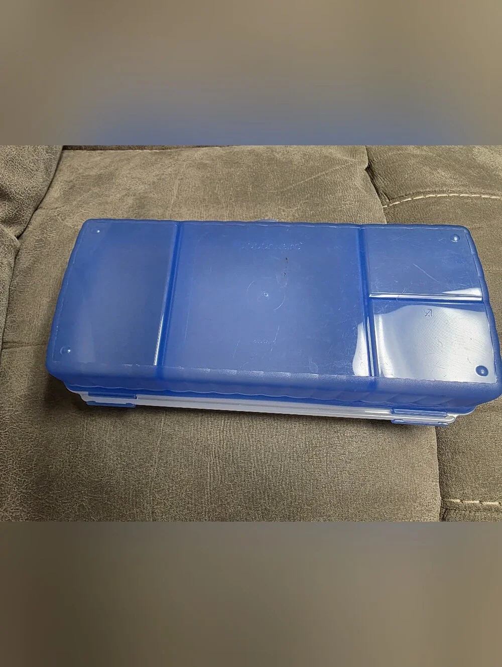 Blue Tupperware 